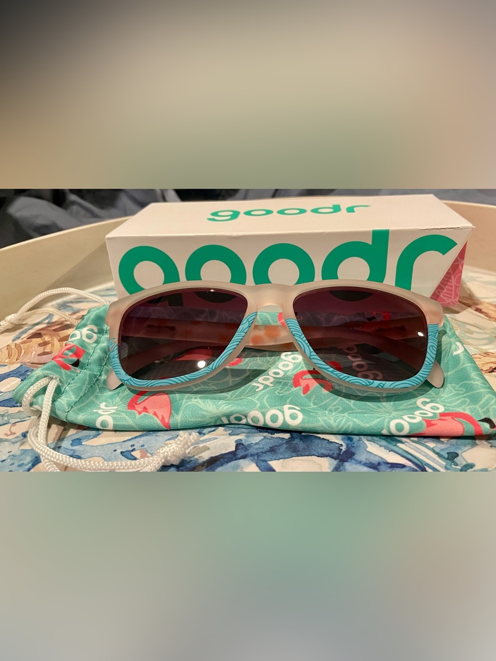 Goodr OG Mermaid Hair, Don’t Care Sunglasses. New!